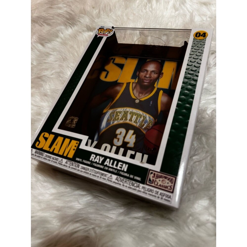 Funko Pop Magazine Covers Ray Allen #04 Seattle SuperSonics SLAM NBA Hardwood - Picture 7 of 7